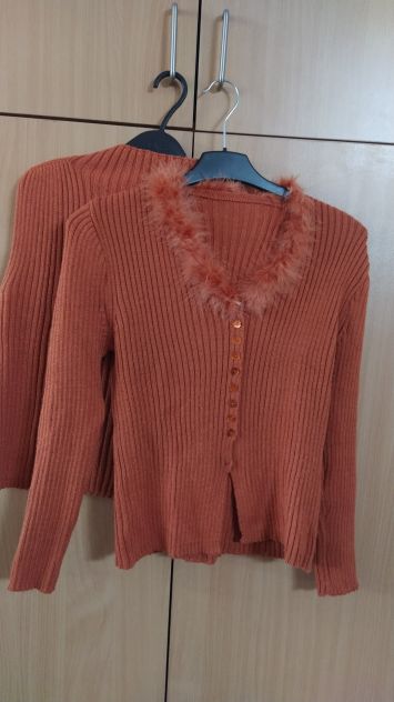 Twins set arancione completo di gonna - Foto 2