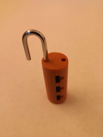 Porta chiavi a lucchetto con codice, marca Ristotec, senza chiave. Anni '80. - Foto 3