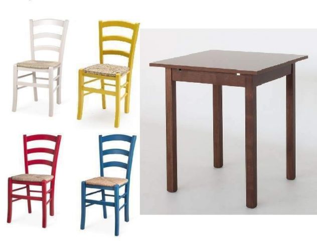 Set cod 127 Arredamento Ristorante Pub Bar Sedie e tavoli Nuovi