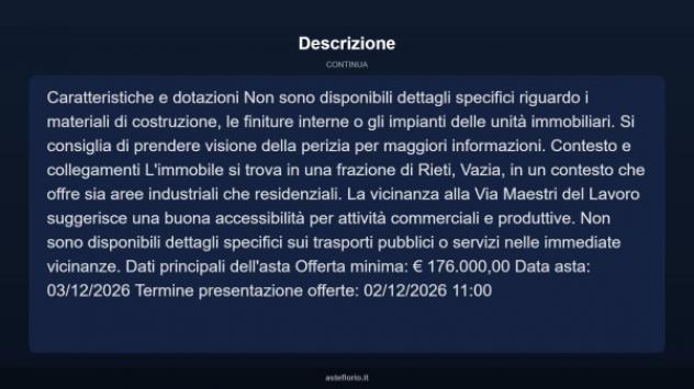 Immobile in asta di 140 m² in vendita a Rieti - Foto 9