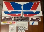 gilera bullit 1 serie rosso e e blu kit adesivi
