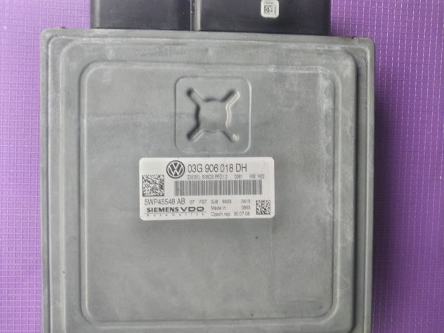 CENTRALINA MOTORE AUDI A3 SIEMENS VDO 5WP45548 AD, 5WP45548AD, 03G 906 018 DH, 0