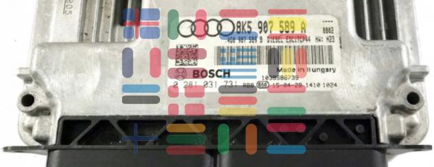 0281031731 8K5907589A Audi A5 3.0 centralina motore Bosch - Foto 2