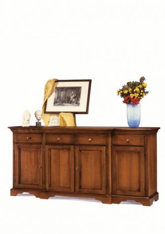 Credenza 4 porte 4 cassetti arte povera cod 11521
