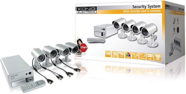 Kit di videosorveglianza Konig SEC-SETDVR10 SEMINUOVO