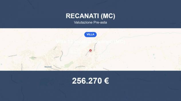 Immobile in asta di 294 m² con più di 5 locali e box auto doppio in vendita a Recanati