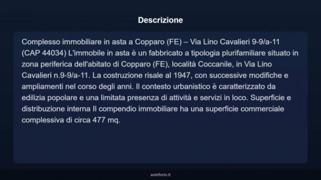 Immobile in asta di 477 m² in vendita a Copparo - Foto 5