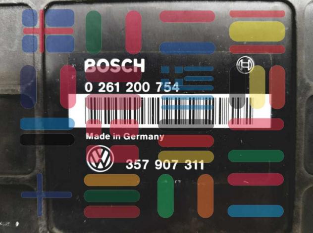 0261200754 357907311 Volkswagen Golf 1.8 centralina motore Bosch - Foto 2