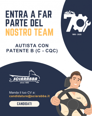 Autista con patente B (C - CQC)