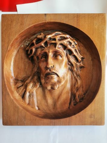 VOLTO DI GESU" ( NOCE MASSELLO )