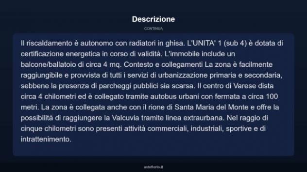 Immobile in asta di 93 m² in vendita a Varese - Foto 16