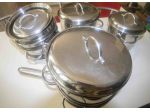 batteria pentole inox