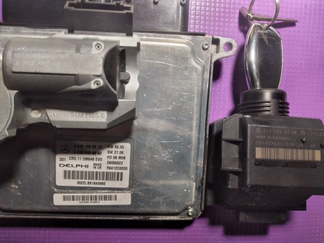 kit accensione Centralina ECU Motore Mercedes R0412C003G A6461509878 CRD11 A00