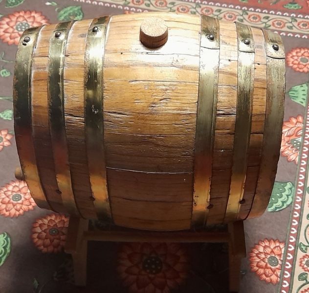 botticella in legno con basamento cm.22x27x10 - Foto 2