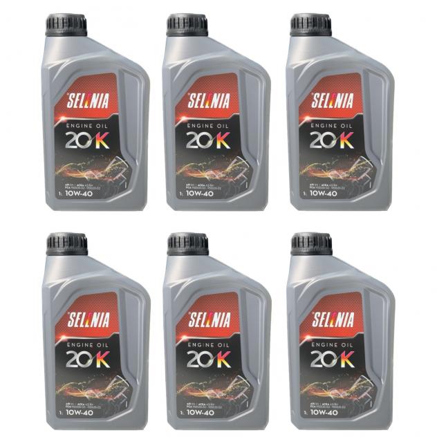 Kit Olio Motore Selenia 20K 10w40 6 litri
