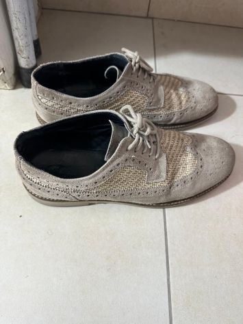 Scarpe Stringate Uomo in Camoscio e Intreccio – Stile Brogue Elegante/Casual - Foto 4