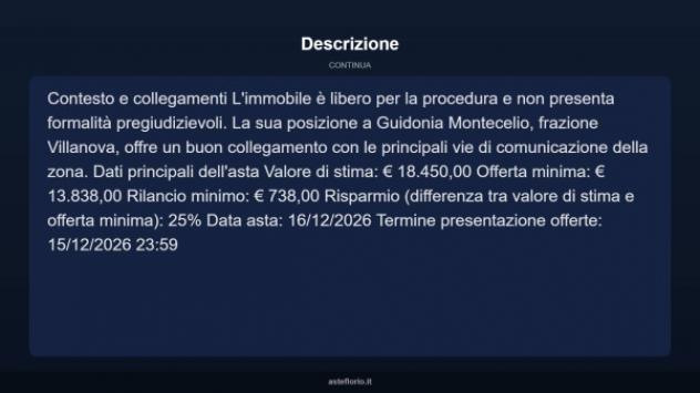 Immobile in asta di 40 m² in vendita a Guidonia Montecelio - Foto 10