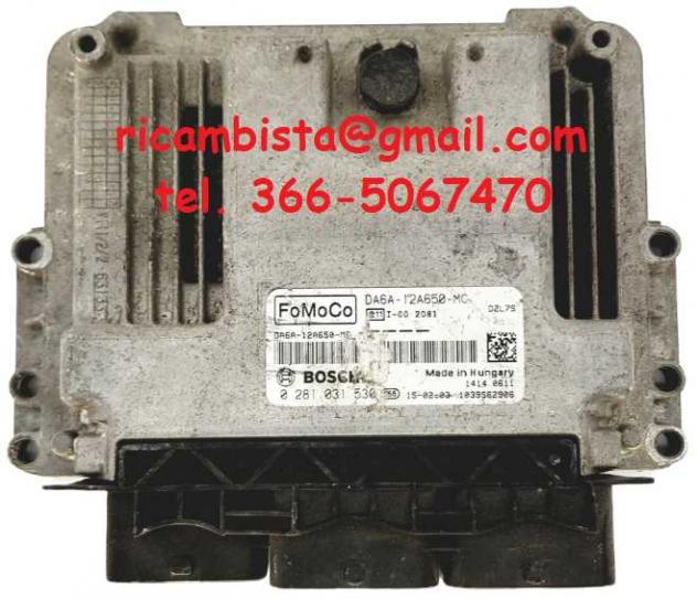 Ford Fiesta 1.5 TDCI centralina motore 0281031530 DA6A-12A650-MC