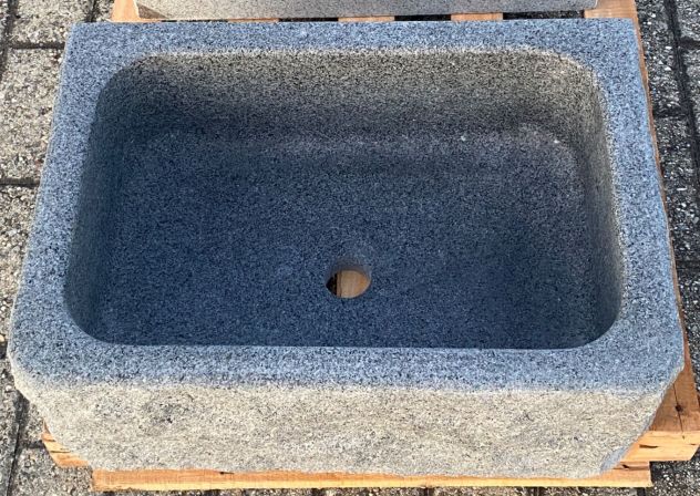 Lavello lavandino per cucina in pietra granito 50cm - Foto 2