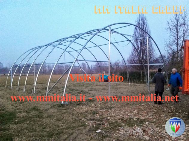 Agritunnel per uso ricovero bestiame, deposito 9,15 x 12 Metri MM Italia - Foto 5