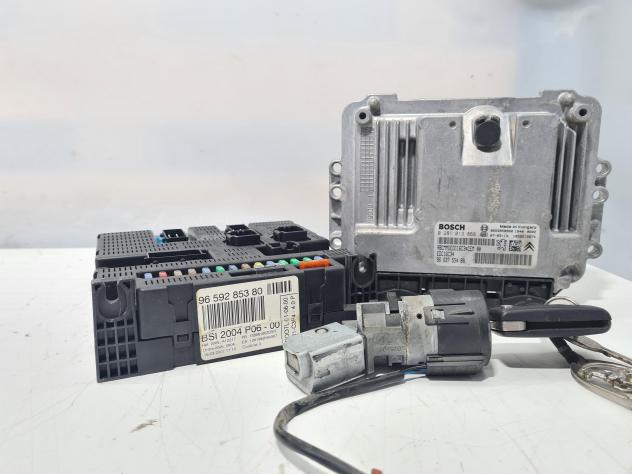 KIT CENTRALINA MOTORE PEUGEOT 207 1° Serie 9663755480 Diesel (0609)