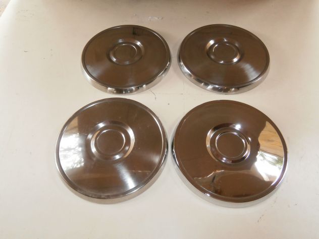 SET 4 COPPE RUOTA PER AUTOBIANCHI A112 ELEGANT PRIMA SERIE WHEL CUPS A112 ELEG - Foto 2