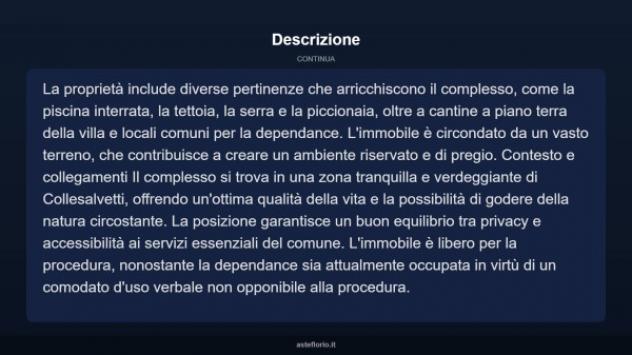 Immobile in asta di 853 m² con più di 5 locali in vendita a Collesalvetti - Foto 12