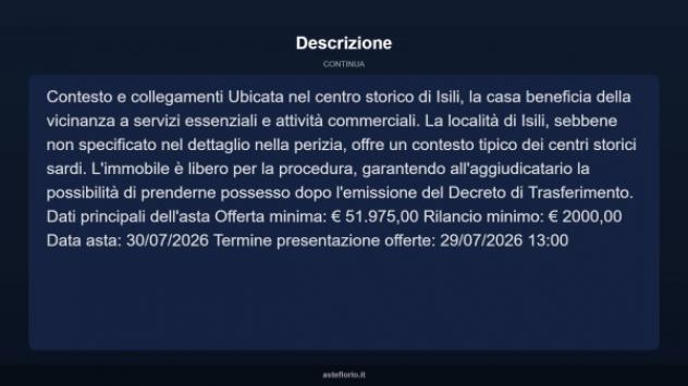Immobile in asta di 166 m² in vendita a Isili - Foto 11
