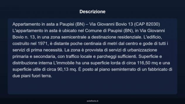 Immobile in asta di 116 m² in vendita a Paupisi - Foto 3