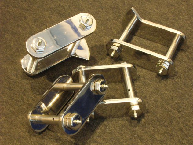 Toyota Land Cruiser - 4 Biscottini maggiorati ingrassabili inox lucidato
