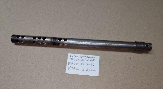 Tubo forato interno silenziatore Faco ø16 L250mm FC 0025