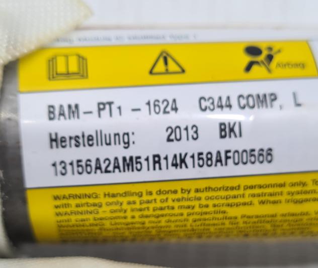 AIRBAG A TENDINA LATO SINISTRO FORD C - Max Serie AM51-R14K158-AF (10) - Foto 5