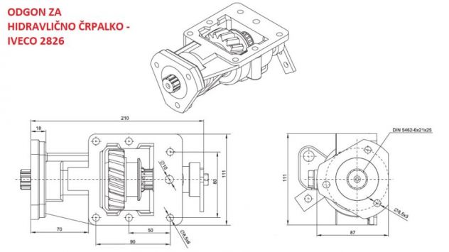 -AZIONAMENTO PER LA POMPA IDRAULICA - IVECO - Foto 3