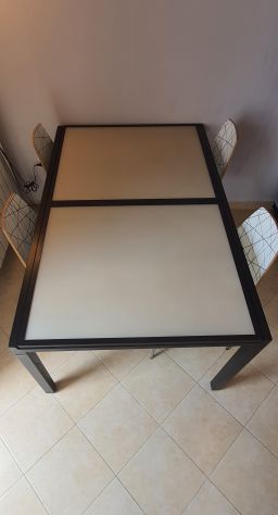 TAVOLO DA PRANZO ALLUNGABILE IN VETRO - Foto 2