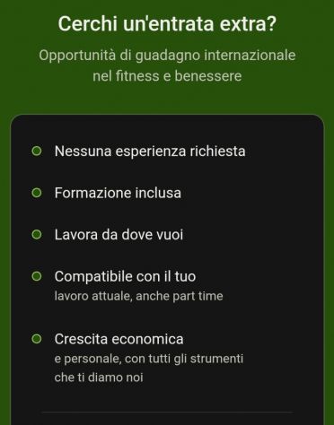 Selezioniamo persone interessate a guadagni extra