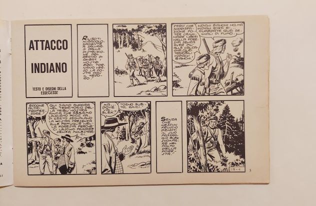 Il Grande Blek (ed.doppia striscia) #15 Attacco indiano Ed.Dardo, 5 aprile 1977 - Foto 2