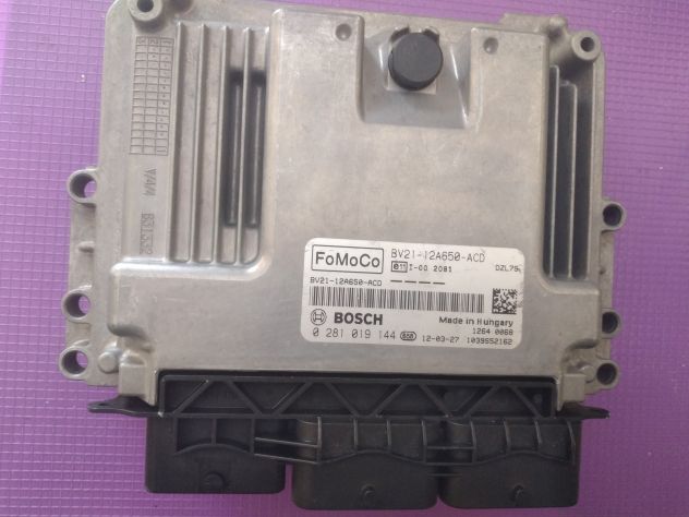 CENTRALINA MOTORE 0281019144 FORD FIESTA 1.4 52KW DIESEL 2009-2012 KVJA Ecu c - Foto 4