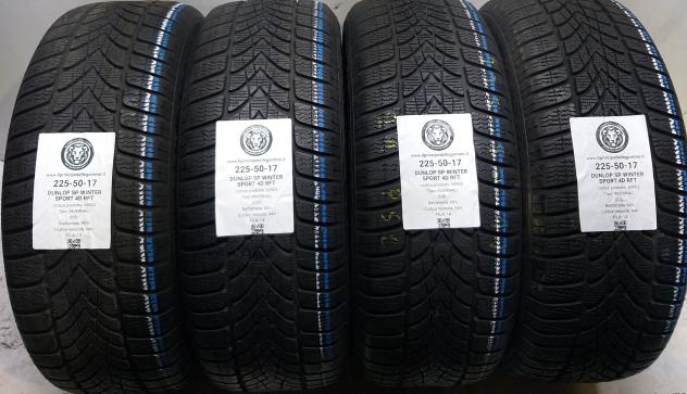 4 GOMME 225 50 17 DUNLOP A63903