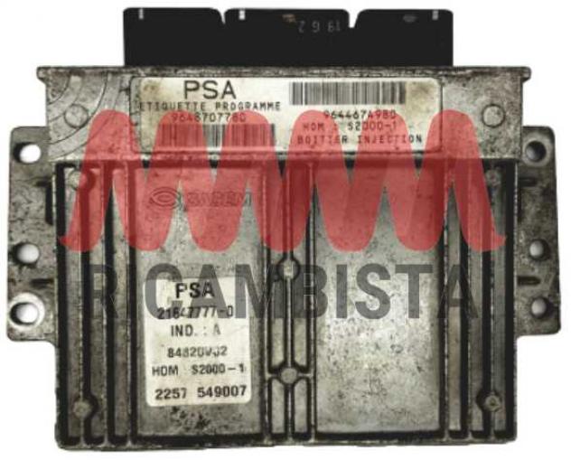 21647777-0 9648707780 Citroen Picasso 1.8 centralina motore Sagem