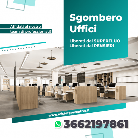Sgombero Uffici Monza - Gratis o a pagamento