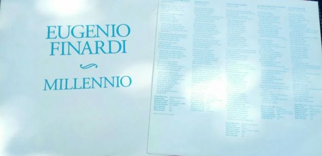 Vinile 33 giri Eugenio Finardi Millennio Casa Discografica: WEA 9031 75691 - Foto 2