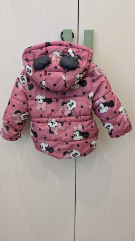 Giubbotto bambina Minnie Disney 9-12 mesi 74 cm OVS con cappuccio - Foto 2