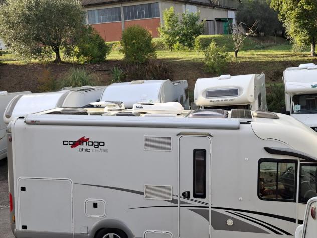 MOTORHOME CARTHAGO DUCATO BASCULANTE SEMIDINETTE GARAGE CLIMATIZZATORE FOTOVOLTAICO CAMPER CAMPEGGIO USATI GENERALI 1829 - Foto 6