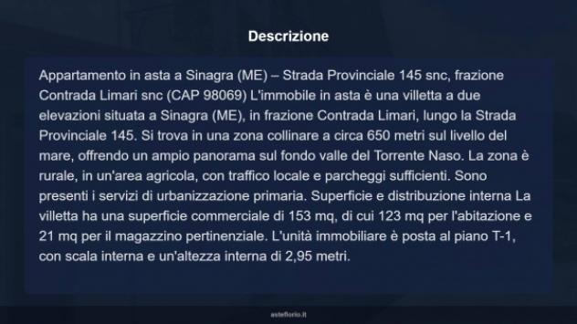 Immobile in asta di 153 m² con più di 5 locali in vendita a Sinagra - Foto 8