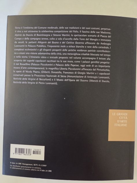 Libro "Siena", della collana delle grandi città d'arte italiane. - Foto 6