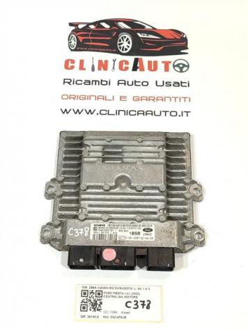 CENTRALINA MOTORE FORD Fiesta 4° Serie 2S6A-12A650-BG 5WS40027G DQ14F6JB diesel 1399 (0205)