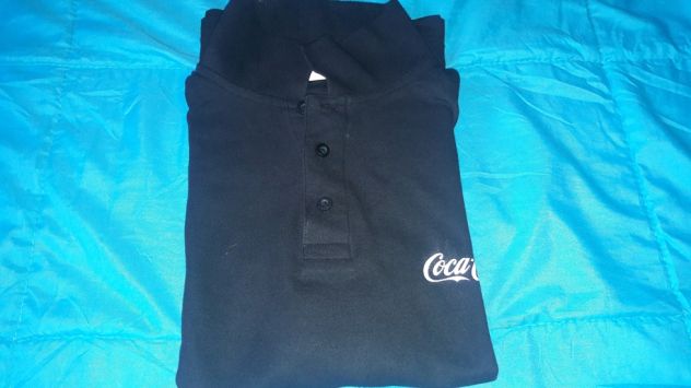Shirt Coca Cola nera scritta bianca Tg M - Foto 4
