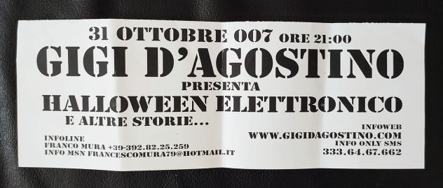 Flyer Gigi D'Agostino - Foto 4