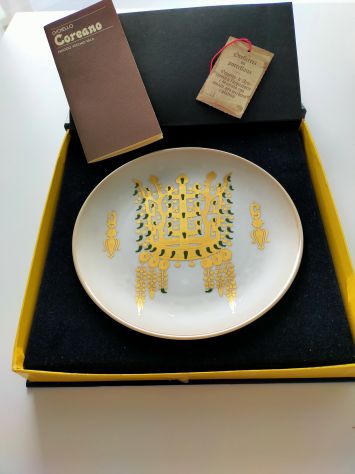 piatti MORBELLI da collezione anni '80, con scatola originale e certificazione