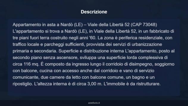 Immobile in asta di 116 m² con più di 5 locali in vendita a Nardò - Foto 18